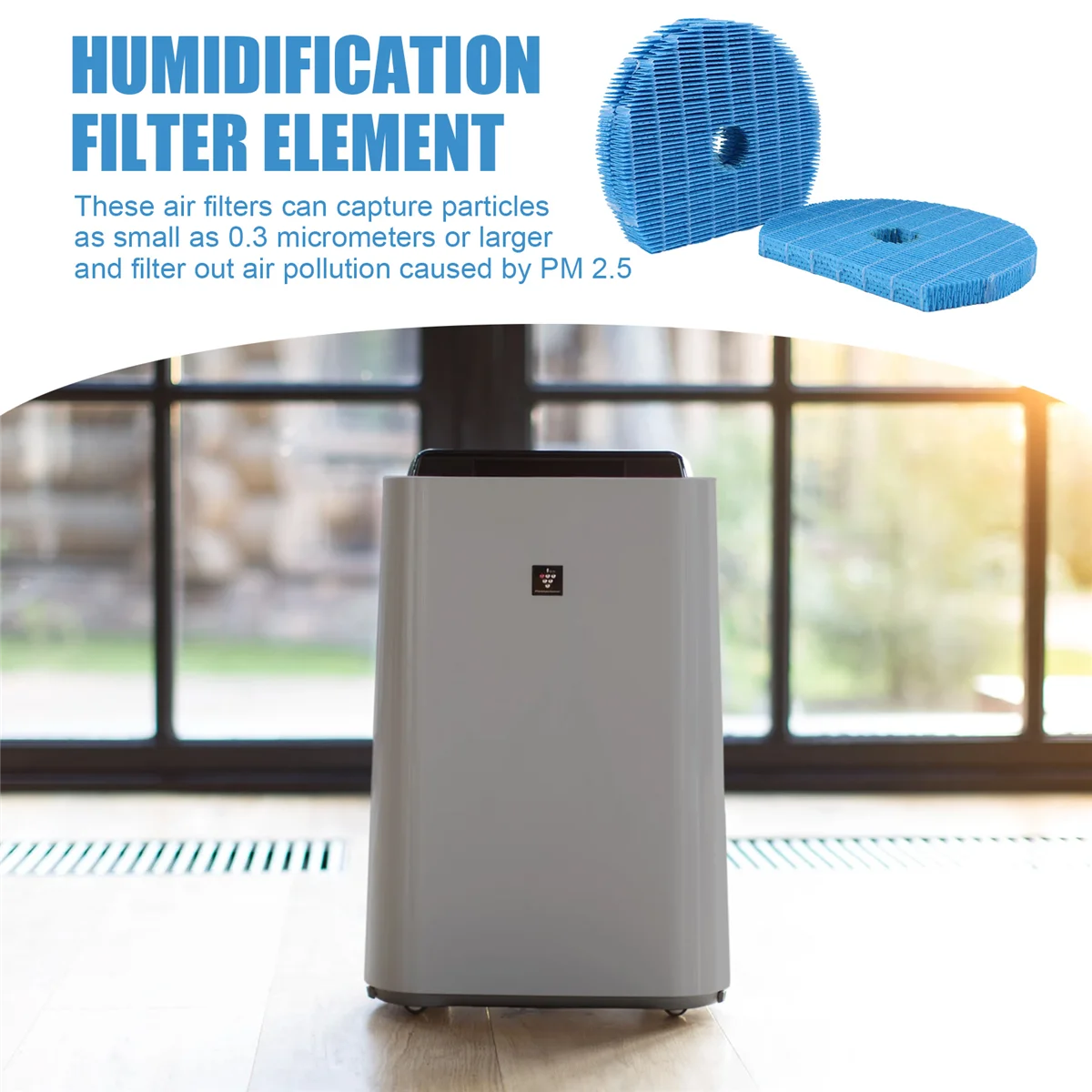 3 Buah Baru untuk Pengganti Filter Pelembap Udara FZ-G60MFE, Cocok untuk -JH50T-W -JH60T-W -JH70T-W