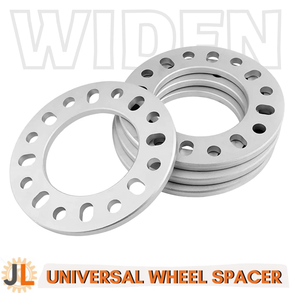 

12mm Universal Wheel Spacers for Most 8 Lug Wheel Bolts Pattern PCD 8x6.5 8x165.1 8x170 8x180 for Ford Hub Wheel Adapter Qty(2)