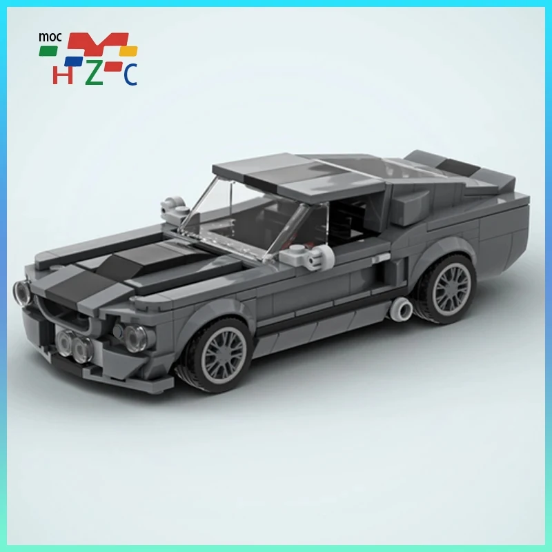 

2024 Mustang Shelby GT500 Model Buiding Kit Block Self-locking Bricks Toy Holiday Birthday Christmas Gift