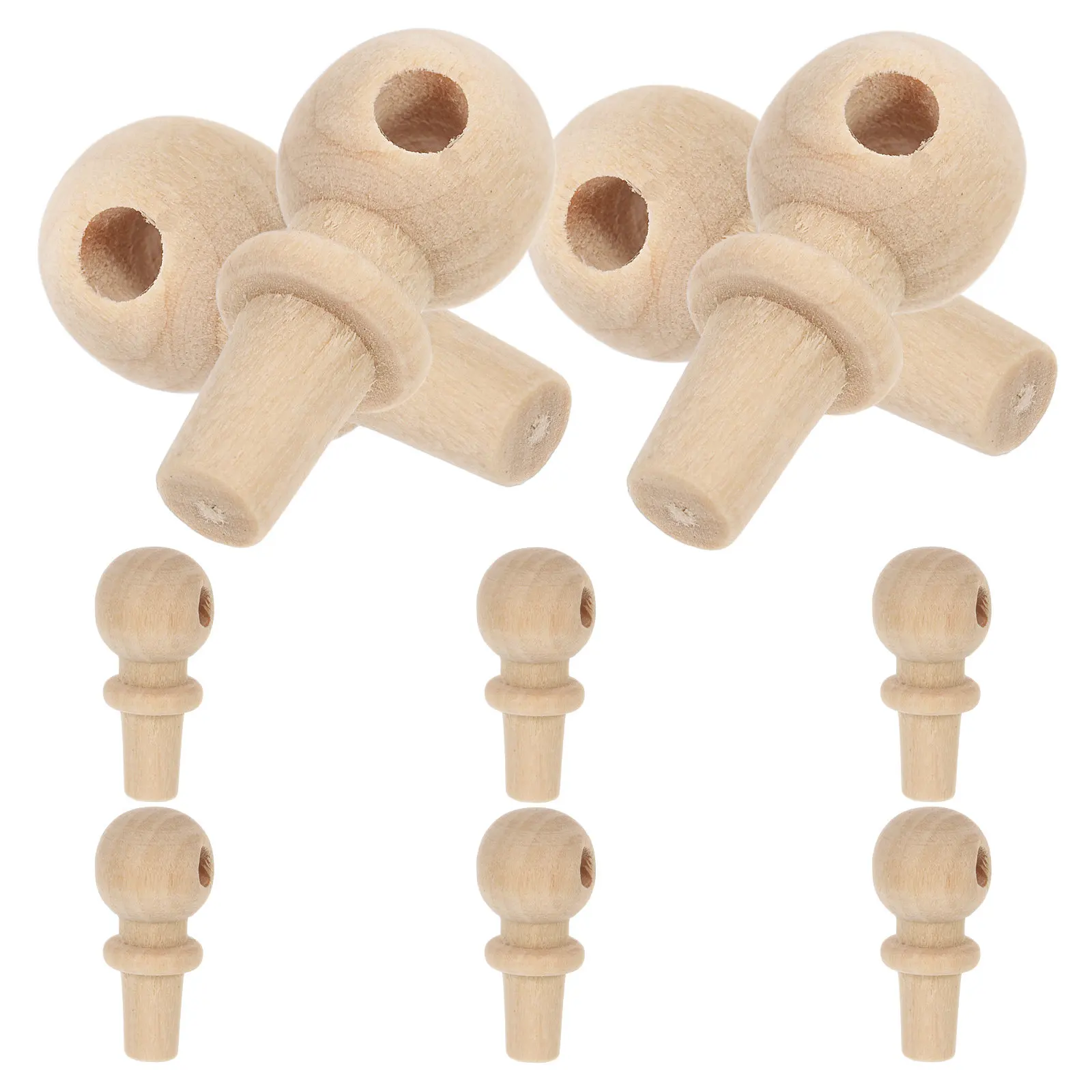 10Pcs Natural Cork Stopper Plugs for Gourd Vessels Craft Bottle Sealers Woodworking Supplies Pottery Glazing Tools Leak