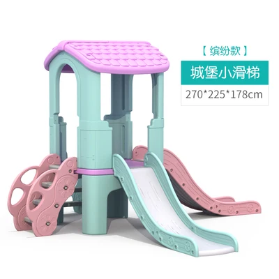 مجموعة رياض الأطفال في الأماكن المغلقة المنزلية ذات القلعة الكبيرة #4