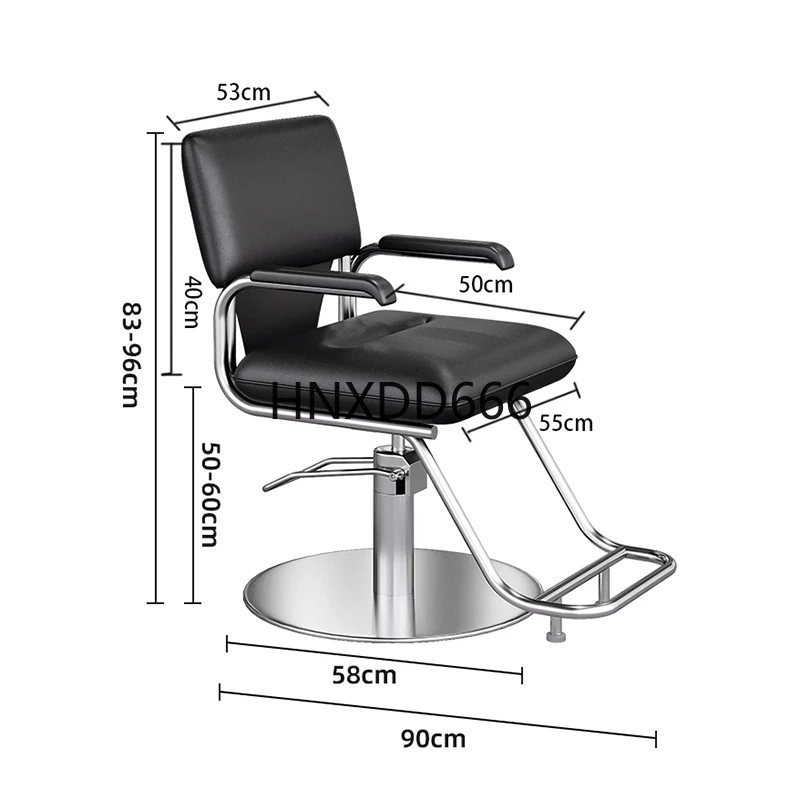 كرسي حلاق حديث فاخر دوار ملحقات تجميل كرسي صالون تصفيف كلاسيكي أثاث صالون Friseurstuhl #3