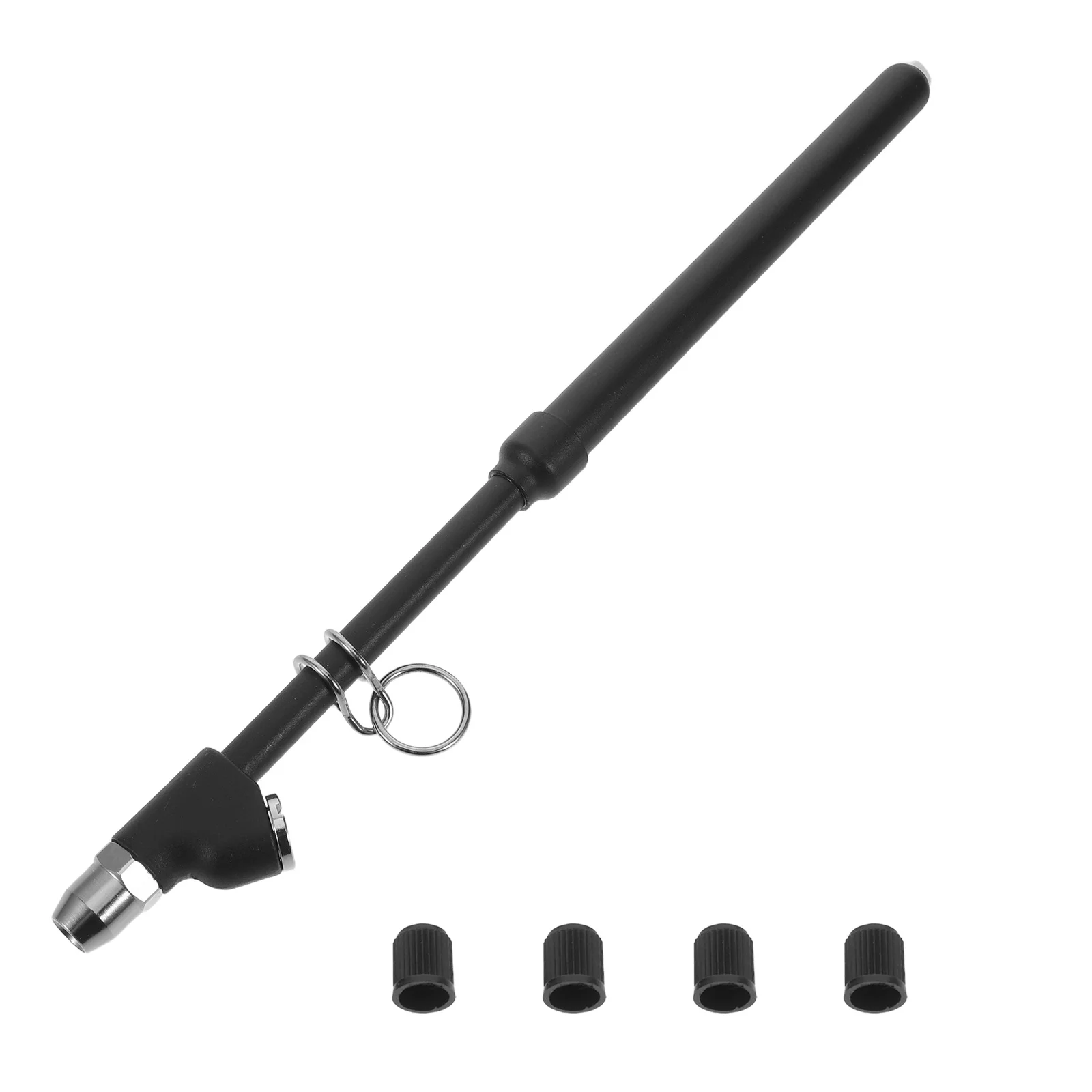 

Heavy Duty Tire Pressure Gauge Dual Head Air Gauge For Trucks Rvs Cars Motorcycles Extended Tube Steel Pencil Style Tool