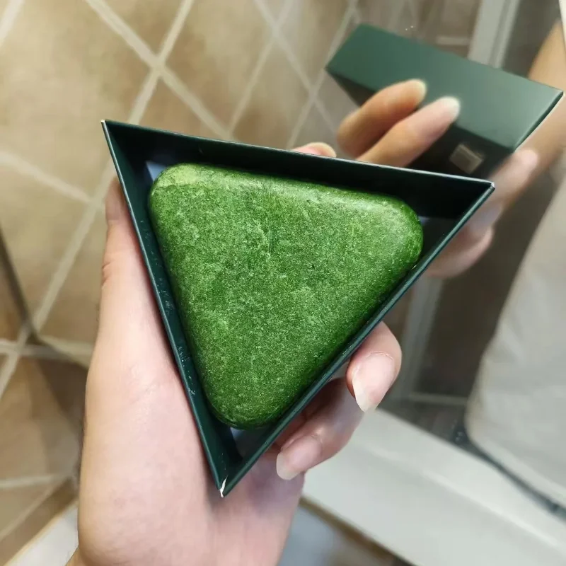 Usman Green Shampoo Soap Reduces Hair Breakage Strengthens Hair Removes Dandruff Softens Hair Naturally With Herbal Shampoo Soap view 4