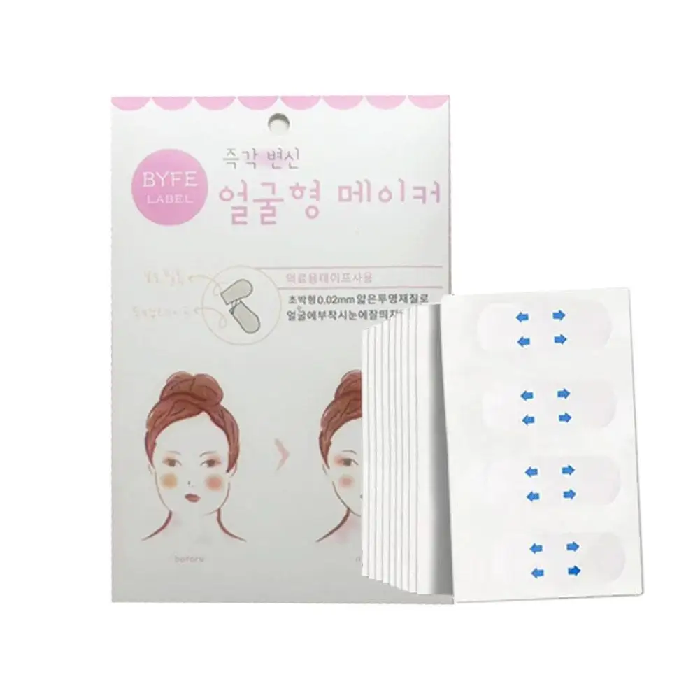 40/200PCS Invisible Wrinkle Removal Sticker - V Face Lift Tapes Patch Facial Slimming Mask