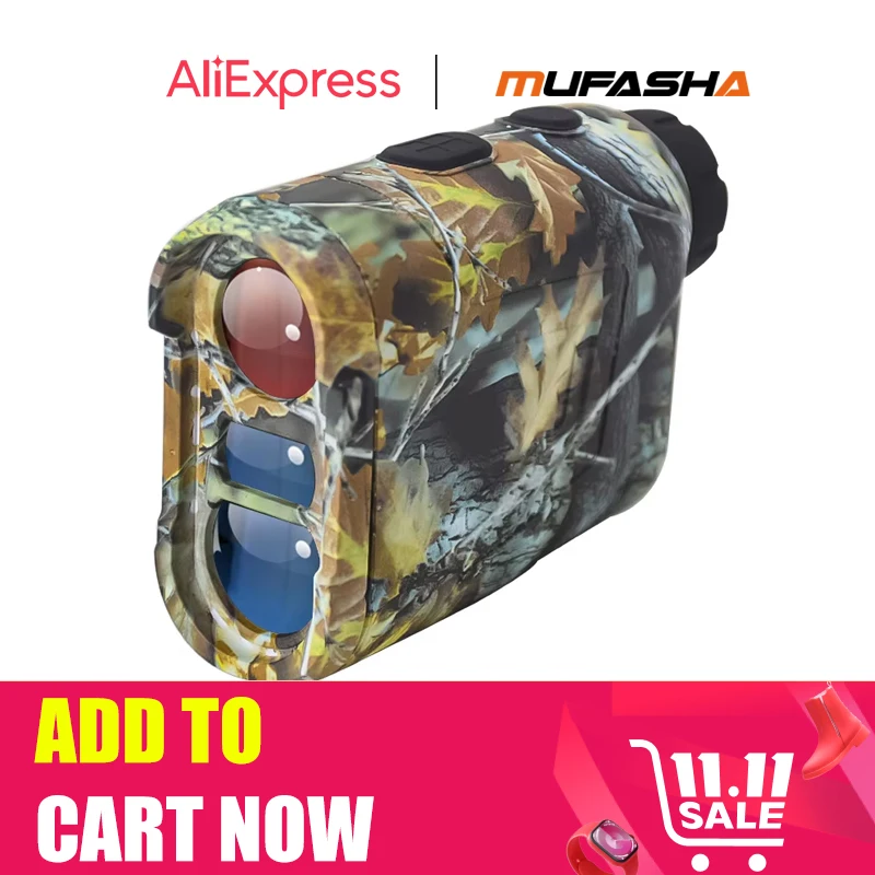 Mufasha-hunting Laser Rangefinder Compensação Medição Altura Ângulo Vibrações Feedback Distância Medidor