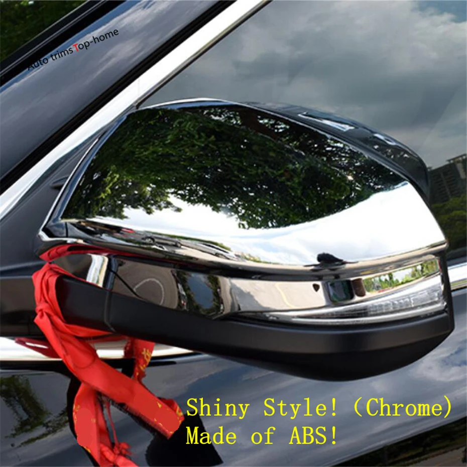 

Rearview Mirror Shell Rear-view Decoration Frame Cover Trim Fit For Toyota Highlander KLUGER 2014 - 2019 Car Accessories