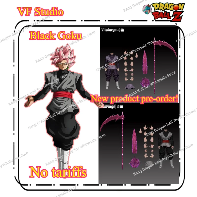 Vorbestellung VitoForge – The Scythe Lord Dragon Ball Black Goku Zamas Super Saiyajin Anime Modell Spielzeug Action Doll Collection Geschenke