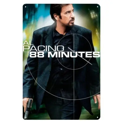 88 Minutes Al Pacino Movie Metal Poster Tin Sign - 20x30cm Plate sign sign sign