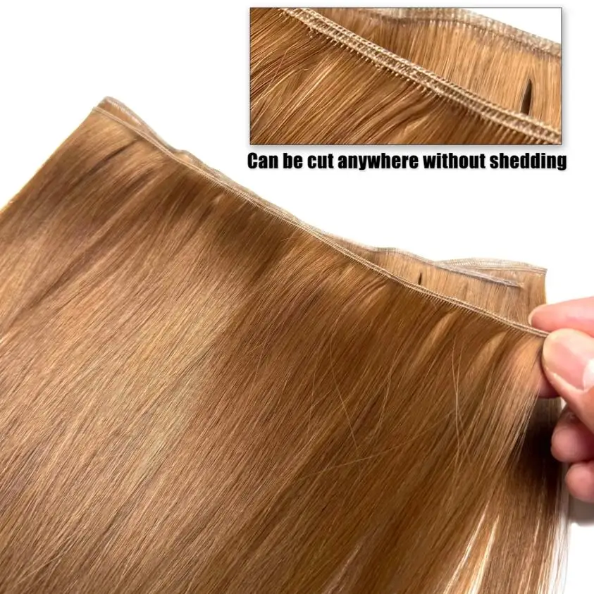 Straight Hair Extensions 26 Inches 50g Synthetic Ombre Color Weaving Hair Bundles Full To End Smooth and Natural for Women