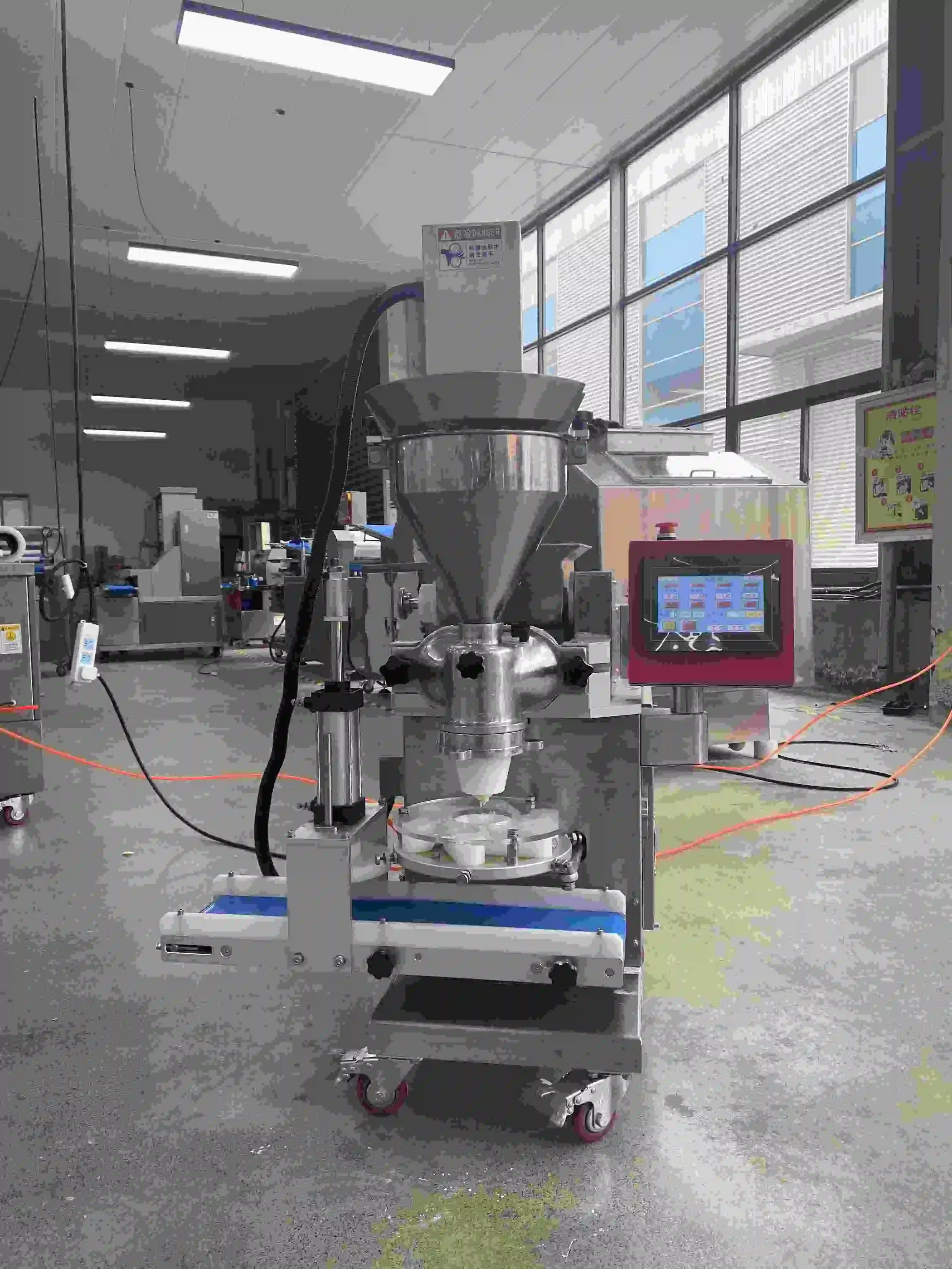 Full Automatic Croquette Maker  Falafel Encrusting Filling