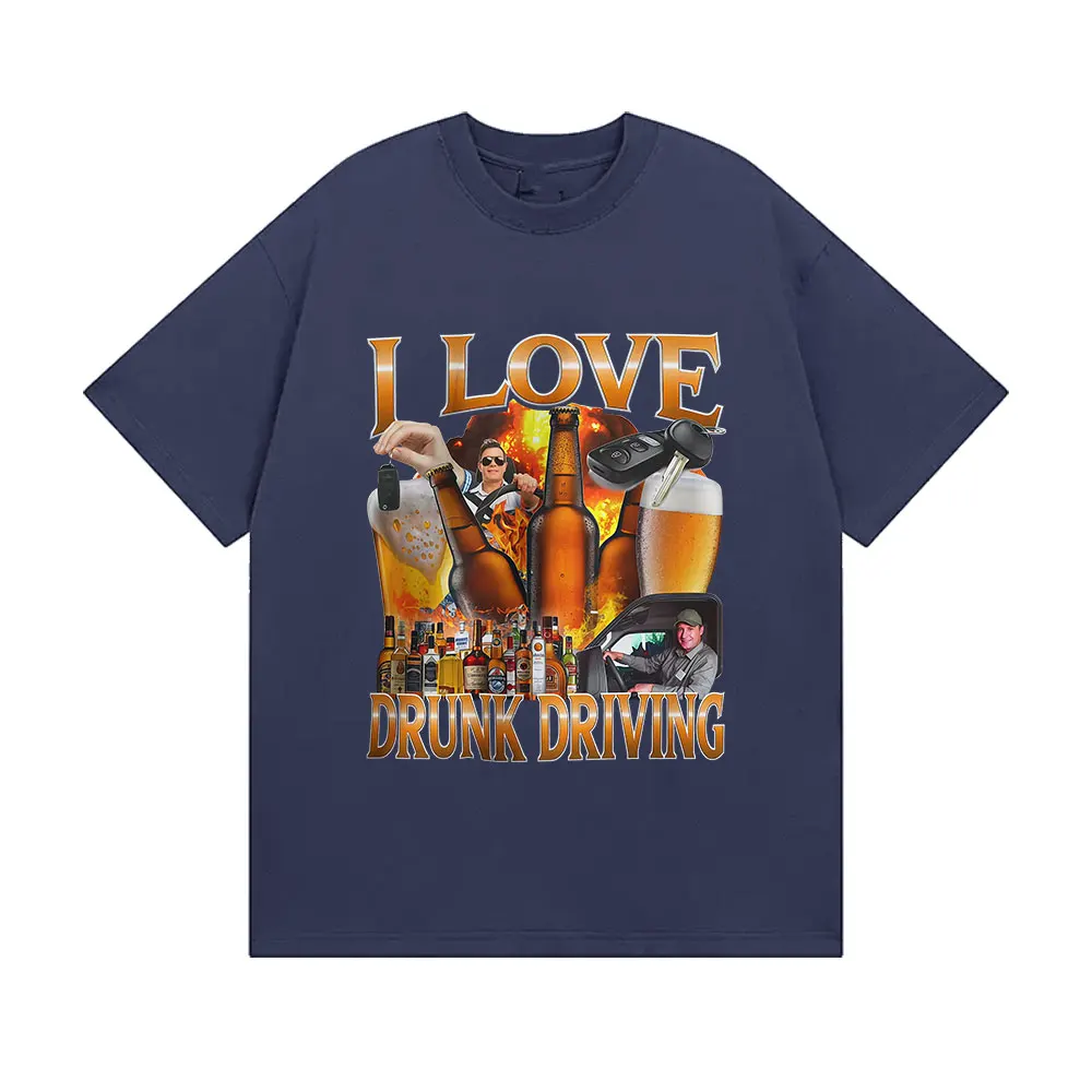 Funny Beer Lover Drinking Humor Present Meme T-Shirt Men Women Fashion Oversized Cotton T Shirts Summer O-Neck Short Sleeve Tees