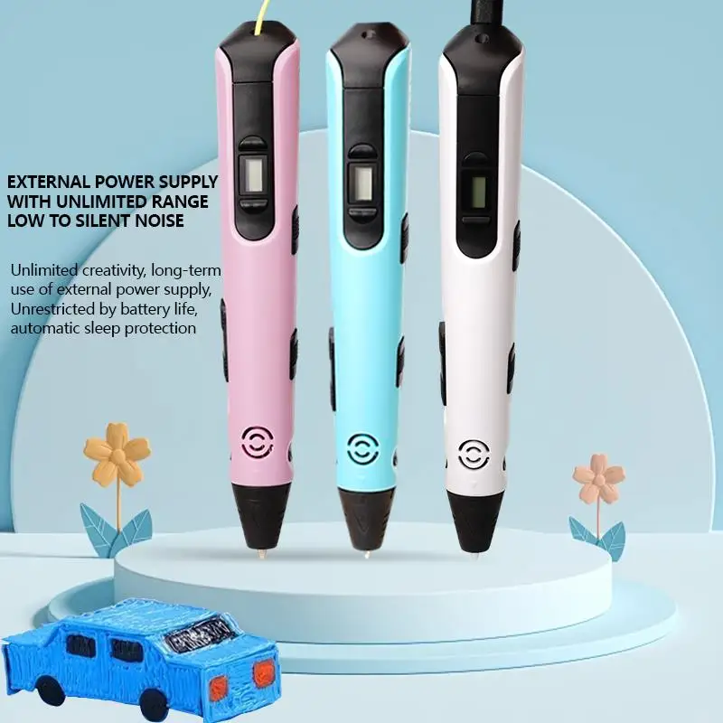 3D Printing Pen Kids with LCD Screen Type C Cable 1.75mm PLA Filament DIY Drawing 3D Pen Children Boys Girls Birthday Gift gallery 2