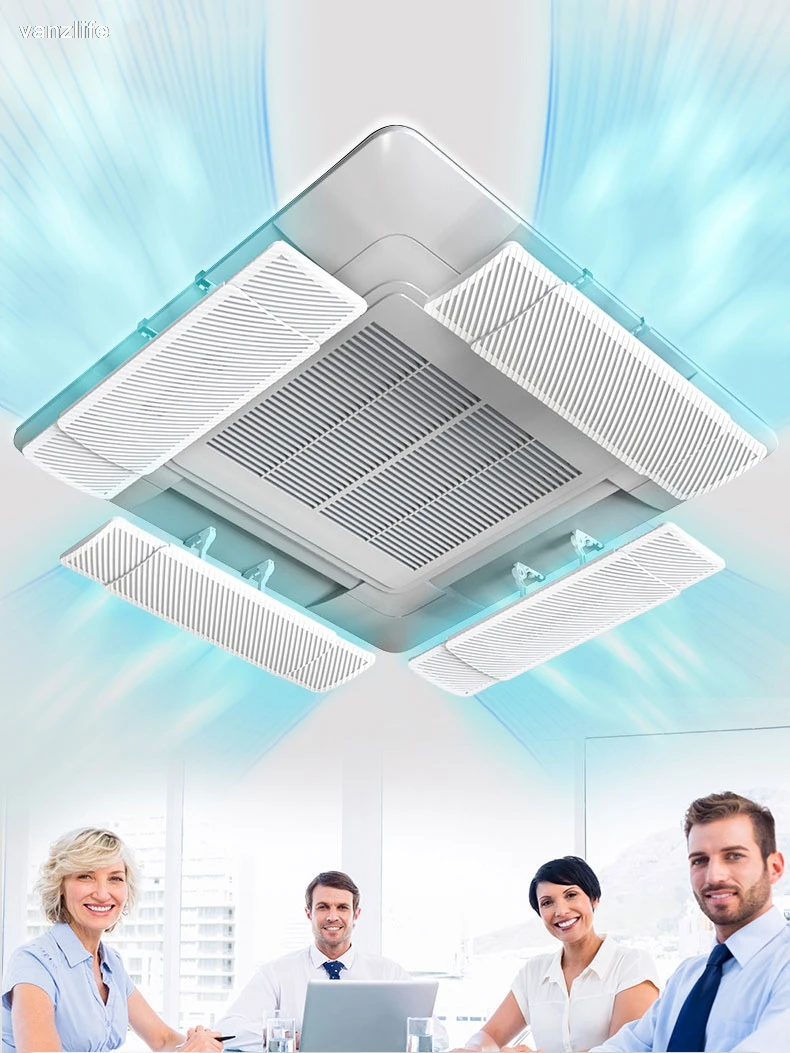 vanzlife Central air conditioning windshield air guide ceiling unit cold air outlet baffle anti direct blowing ceiling machine