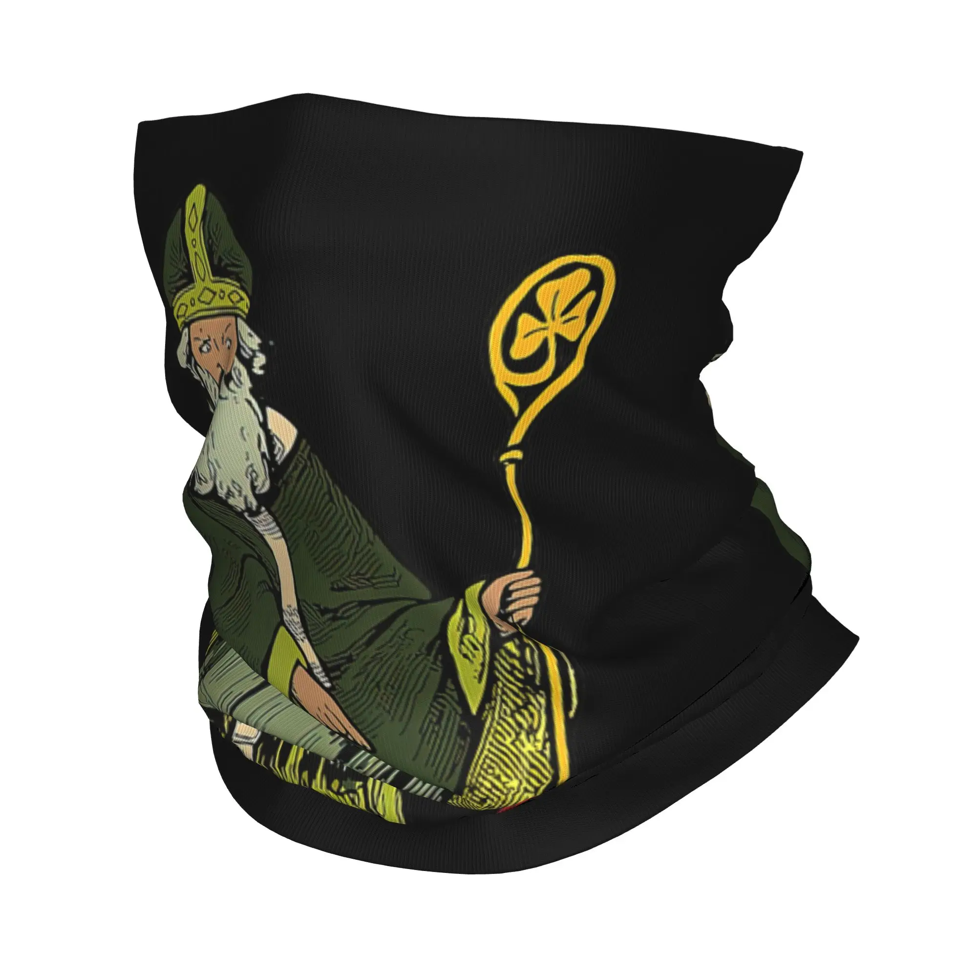

St Patrick Snake Gon Git Bandana Neck Gaiter Balaclavas Magic Scarf Printed Saint Irish Cycling Hiking Unisex Adult Breathable