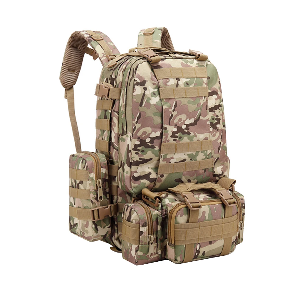 

Camouflage Large Capacity Backpack, Waterproof, Storage Combination, Travel, Sports, Outdoor, Mountaineering, Tactics, B255