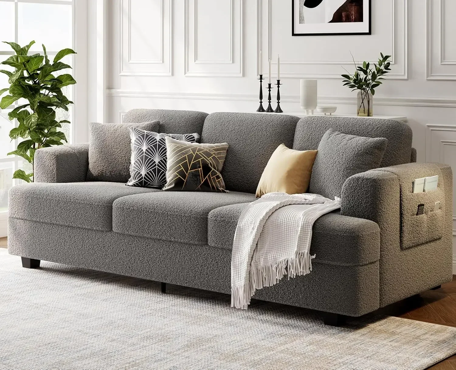 Nordic Deep Seat Sofa 89