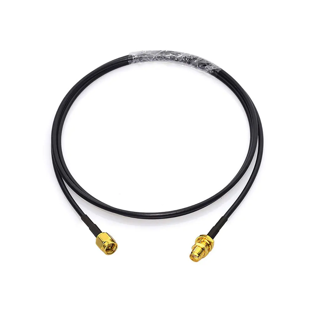 SMA Male to SMA Female Bulkhead Mount RG174 Antenna Extension Cable for 4G LTE Router Gateway Modem Cellular SDR Dongle Receiver