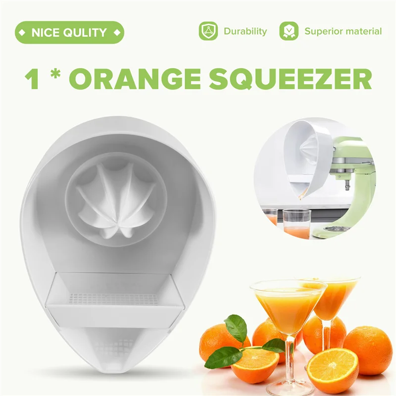 ABKR-Juicer Accessories For Kitchenaid Citrus Juicer Lemon Stand Mixer Attachment Lemon Squeezer Citrus Juicer Hand Juicer