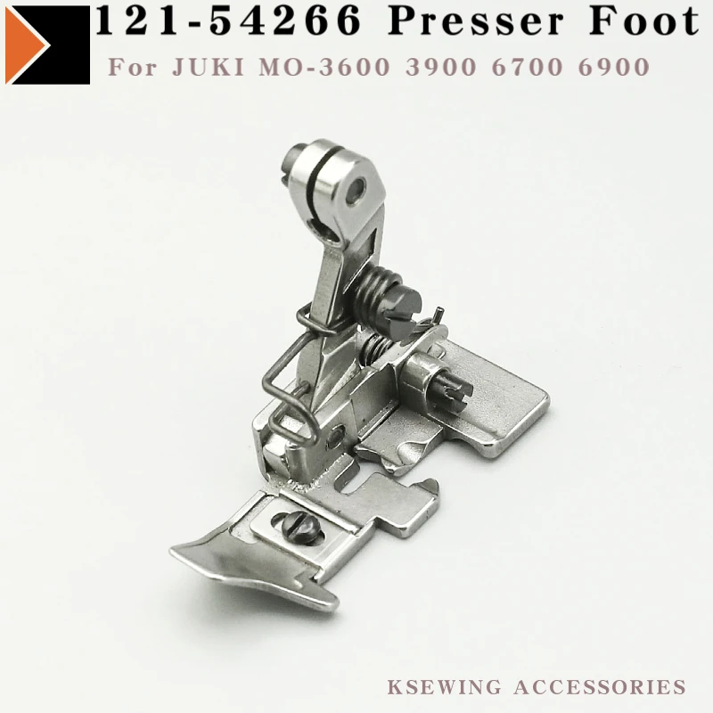 121-54266 Presser Foot Fit Industrial 5 Thread Overlock Sewing Machine High Shank For JUKI MO-3600 3900 6700 6900 Accessories