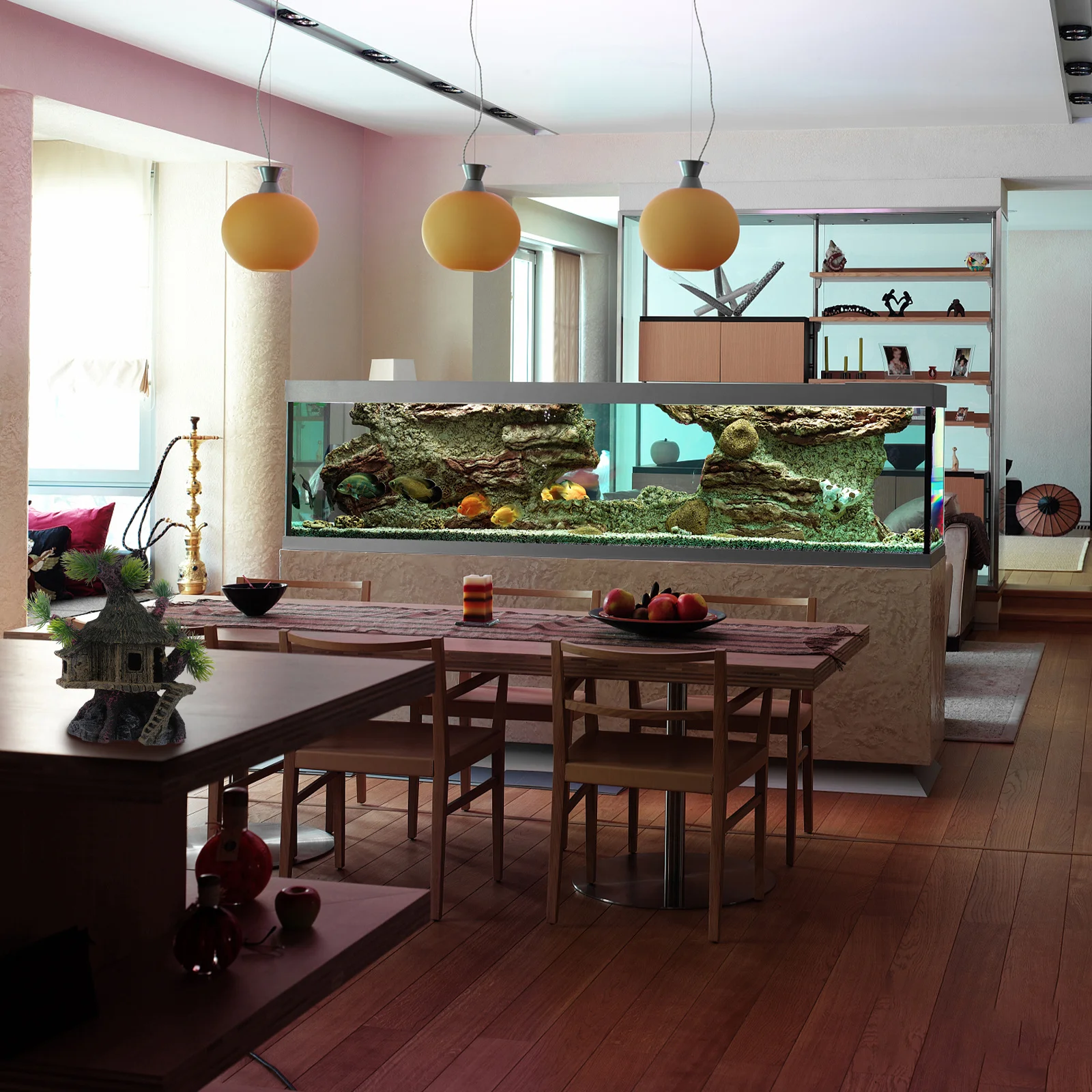 

1Pcs Tree Branch Bird Aquarium Decor Resin Fish Tank Ornament Non-Fading Waterproof Decoration for Aquariums Terrariums