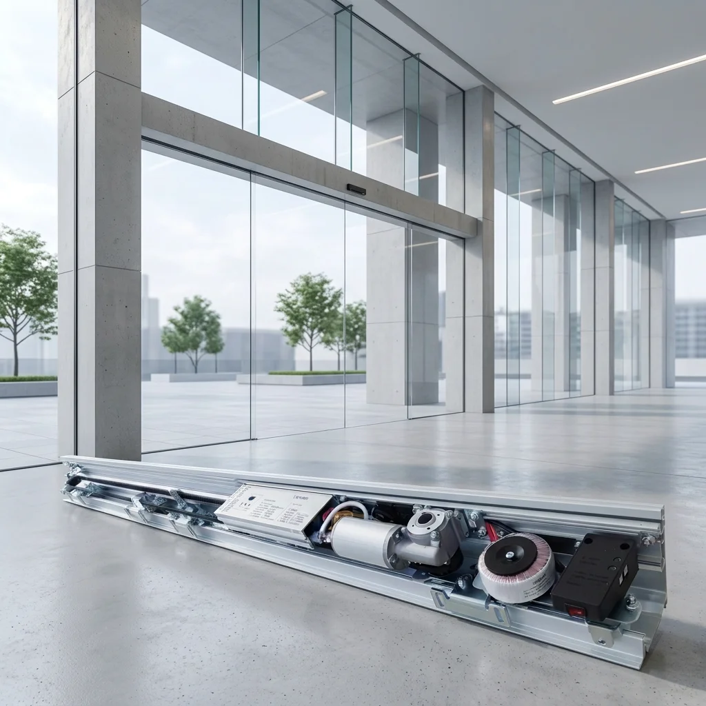 DSL-1000 EN16005 Automatic Sliding Door System Electric Auto Sliding Door Hardware Kits for Hotel,Office Building,Mall,Hospital