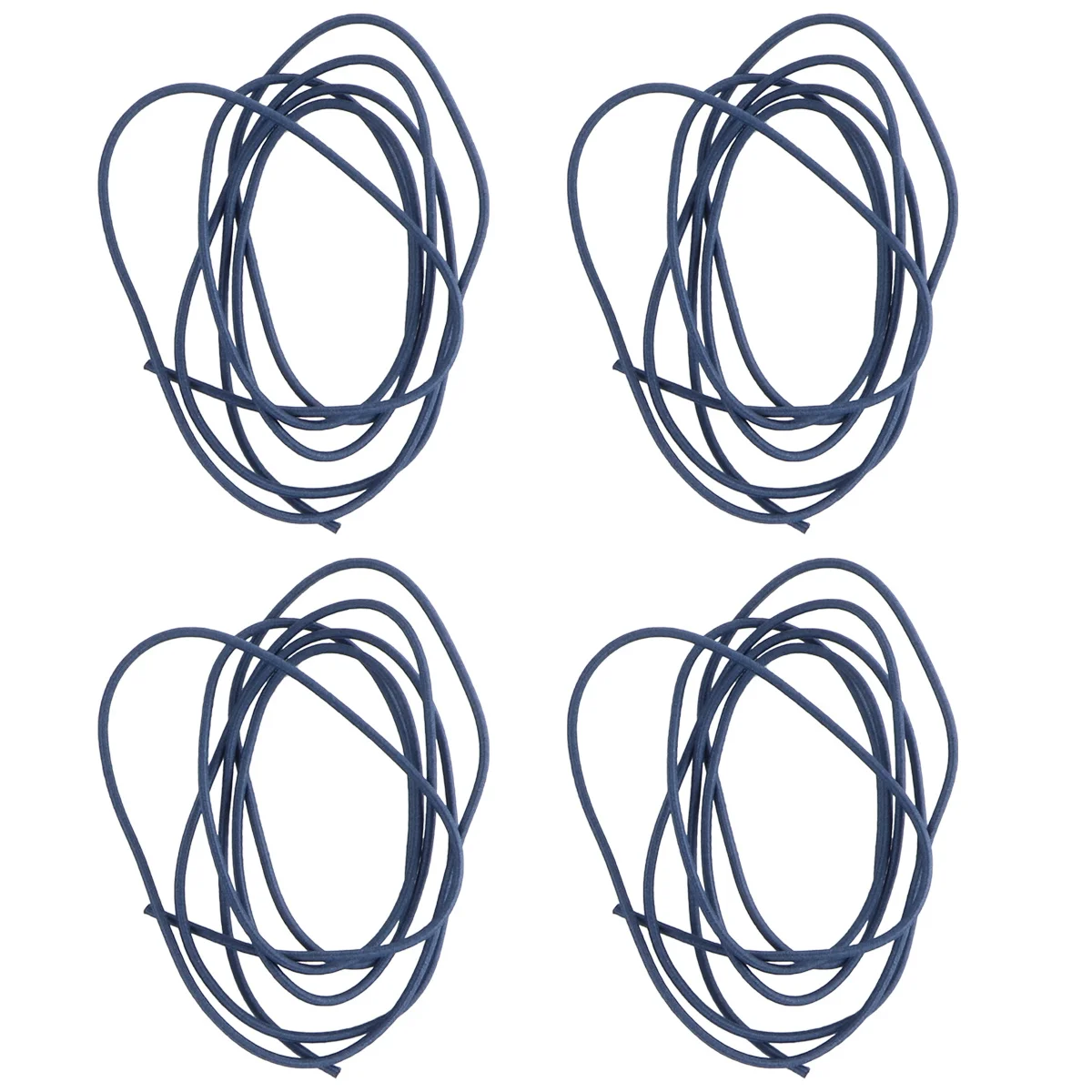 4 قطعة أربطة مرنة سوداء A5 لأجهزة الكمبيوتر المحمول، حبل منسوج قابل للتمدد، ملحقات حساب اليد ذاتية الصنع، مشبك معدني #2