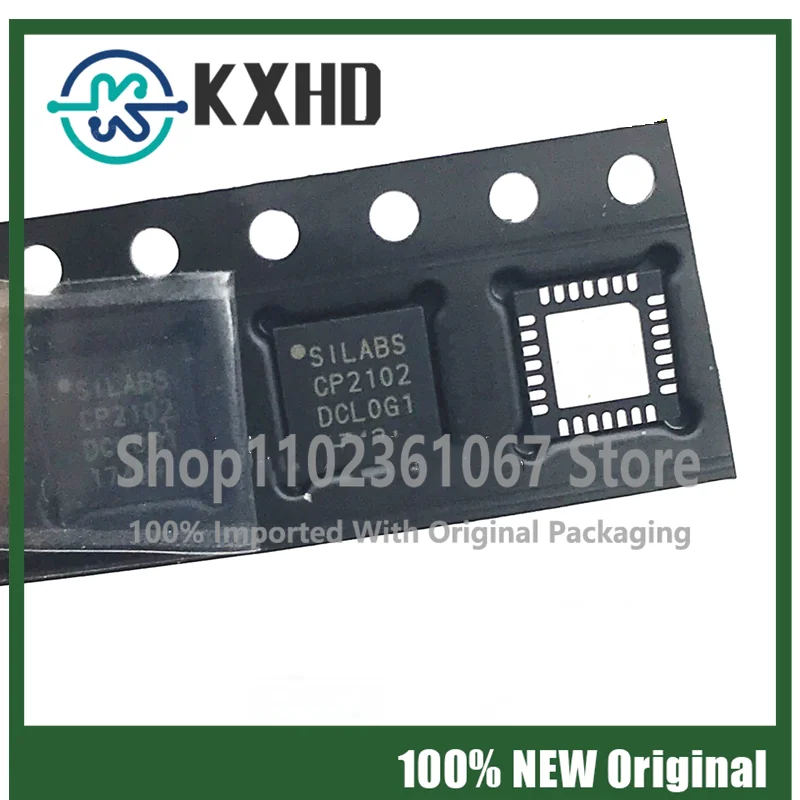 CP2102 CP2102-GMR QFN28 CP2103 QFN28 CP2105 CP2105-F01-GMR QFN24 CP2110 QFN28 CP2112 QFN24 100% Imported With Original Packaging