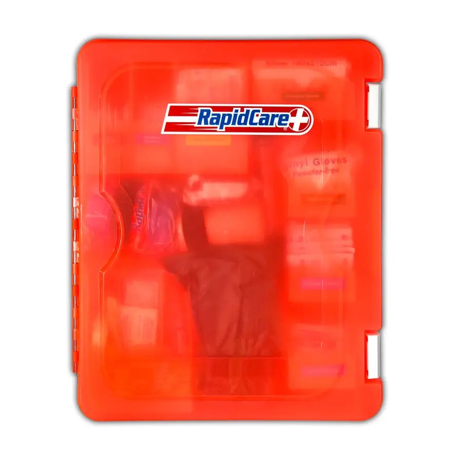 Kit di pronto soccorso, kit traumatico per 100 persone, 217 pezzi, conforme ANSI 2021, supera le standard OSHA, pronto per traumi AB2660, per workplac