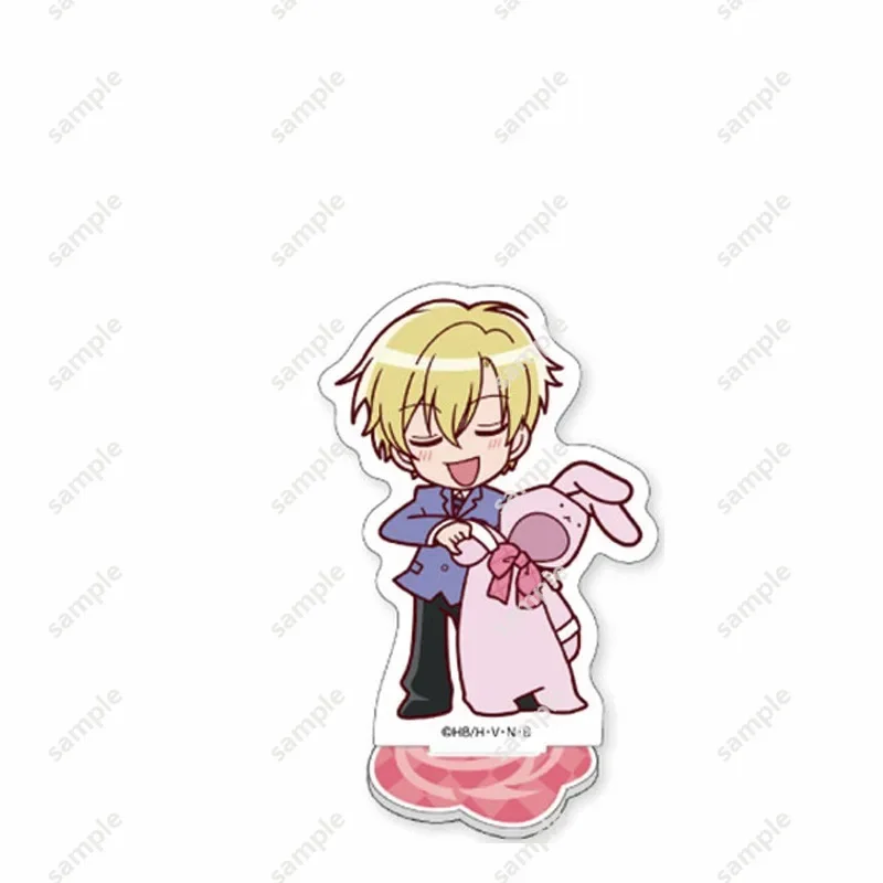 Figura de Anime Ouran High School Host Club Stand Fujioka Haruhi King, modelo de dibujos animados de pie acrílico, placa, adornos de mesa, juguete Cos