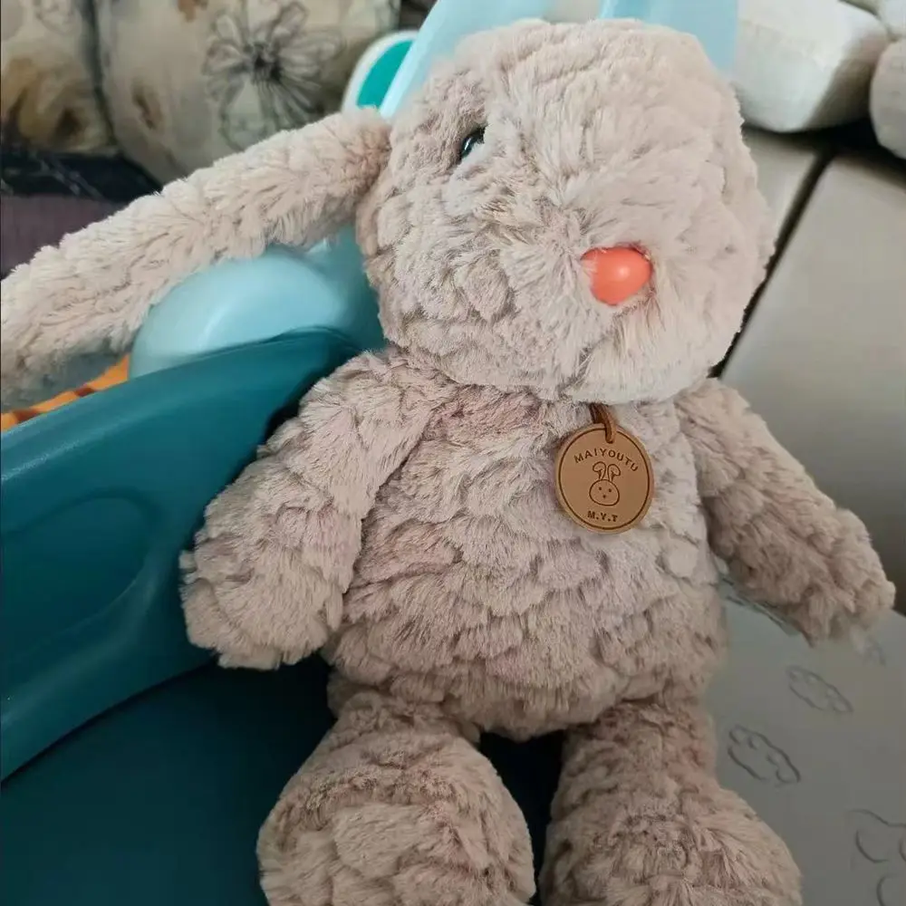 

35CM Teddy Bear Bunny Plush Toy Cute Long Hair Super Soft Particles Accompany Sleep Sooth Doll To Give Children Birthday Gifts