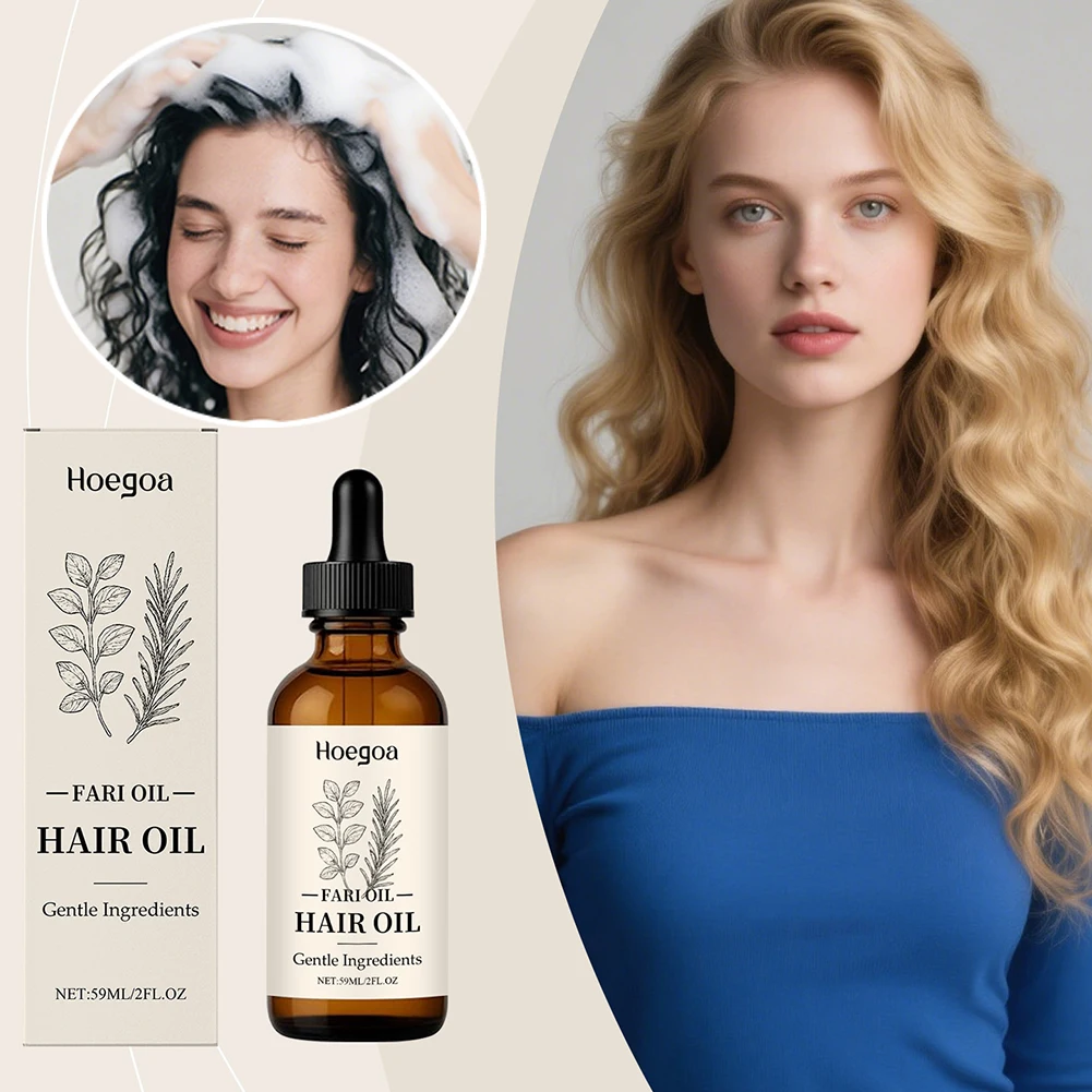 

59ml Hair Oils,Botanical Scalp Oil With Herbal Infusio Lightweight Daily Nourishment For Dry Scalp Edges Hair Care Product