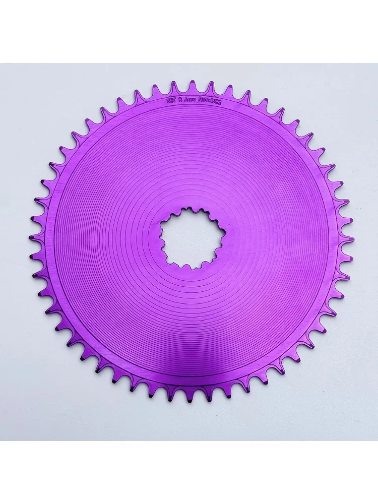 AliExpress NONE Road Gravel Bike 3-Bolt Direct Mount Narrow-Wide Closed Guard Chainring AERO Road Chainring - Round / Narrow-Wide - for SRAM GXP