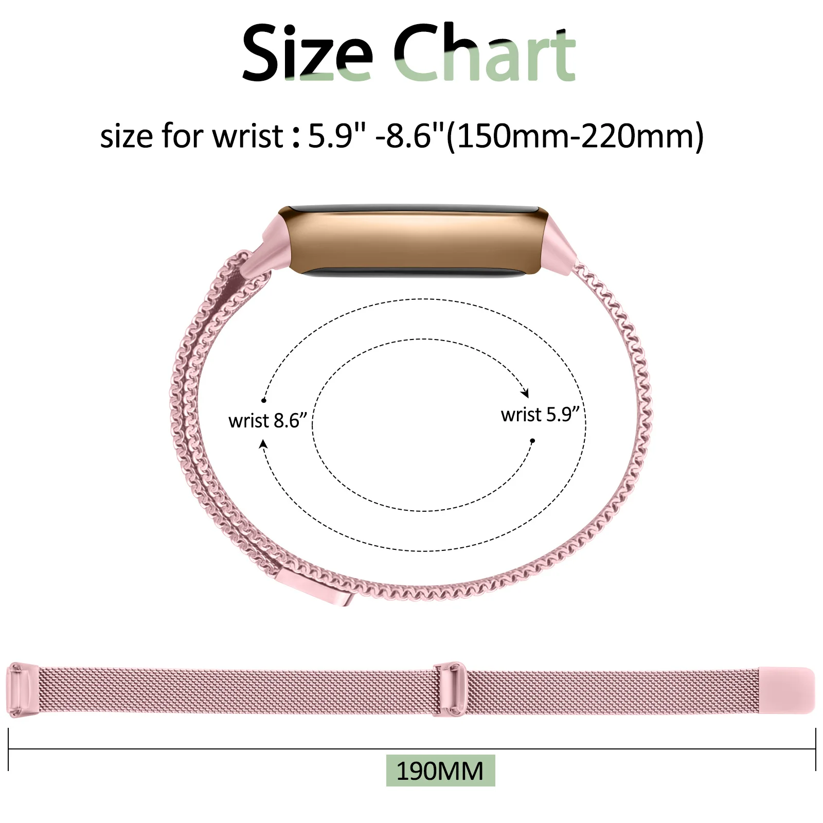 สําหรับ Fitbit Luxe Band สายคล้องคอกีฬาโลหะแม่เหล็กสมาร์ท Watchband สายรัดข้อมือสําหรับ Fitbit Luxe สร้อยข้อมือเปลี่ยน