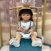 55CM Reborn Doll Full Body Silicone Waterproof Raya Toddler Girl Princess Lifelike Sof Touch High Quality Collectible Art Doll