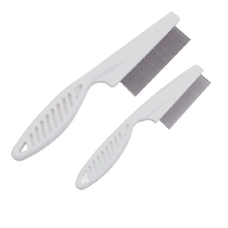 Pet Hair Shedding Comb Stainless Steel Flea Comb Cat Dog Pet Comfort Flea Hair Grooming Comb Dog Cat Fur Removal Brush