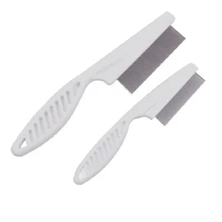 Pet Hair Shedding Comb Stainless Steel Flea Comb Cat Dog Pet Comfort Flea Hair Grooming Comb Dog Cat Fur Removal Brush