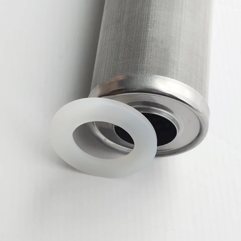 10Inch prefilter water filter, stainless steel screen filter element can clean 1 μ m/5 μ m