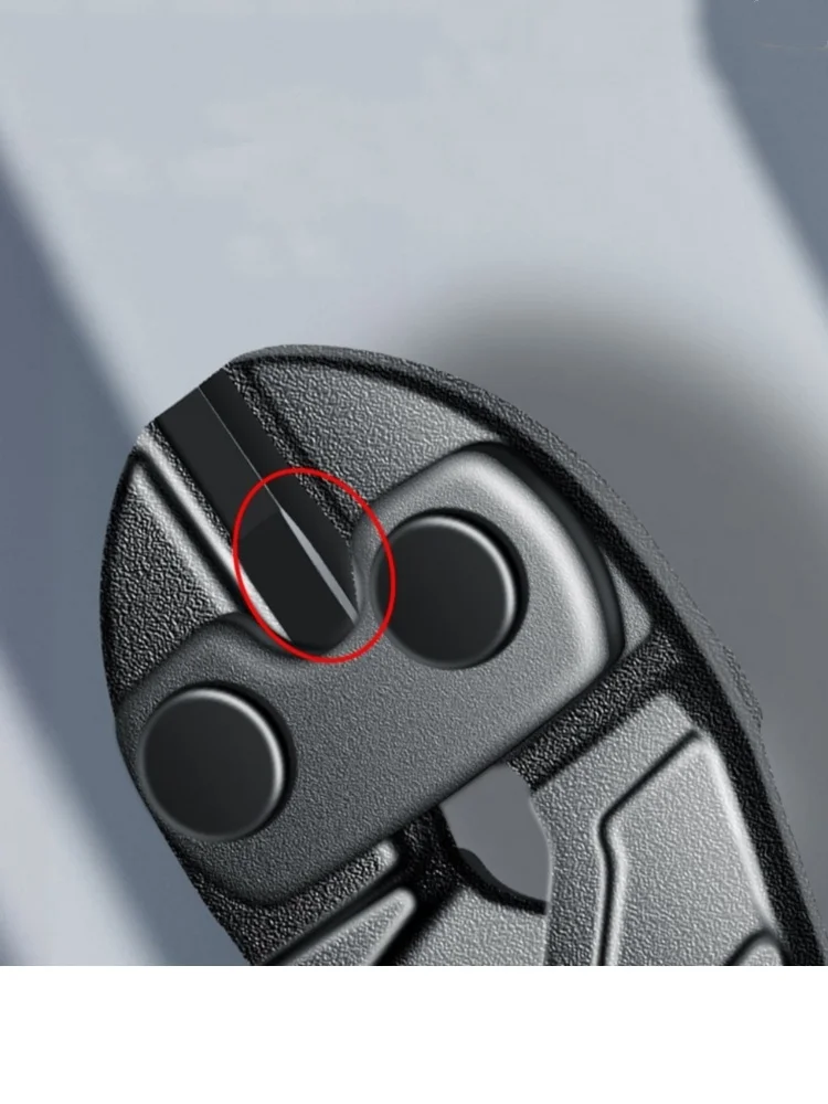 8/10 Zoll Bolzenschneider, Bolzenschneider mit hoher Hebelwirkung und Kerbe und Feder, industrieller Drahtschneider, Reparatur von robusten Handwerkzeugen – Detail 8