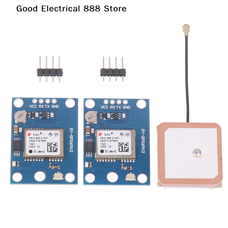 【GE】1pc Hot Sale GY-NEO6MV2 NEO-6M NEO6MV2 GPS Module With Flight Control EEPROM MWC APM2.5 Large Antenna Module For 6MV2