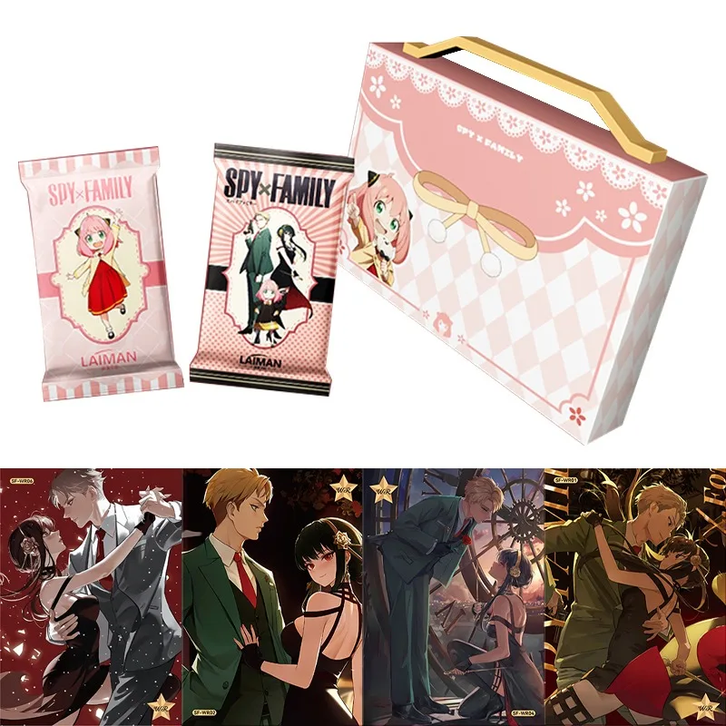 New SPY FAMILY Card Twilight Yor Forger Anya Forger WR Anime Character Collection Cards Kids Toys Gifts