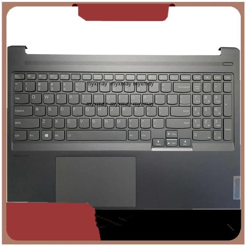 

New US Keyboard for Lenovo Ideapad 5 PRO-16ACH6 Pro 16ACH6H 16IHU6 Laptop with Palmrest Upper Cover Case with Backlight C Case