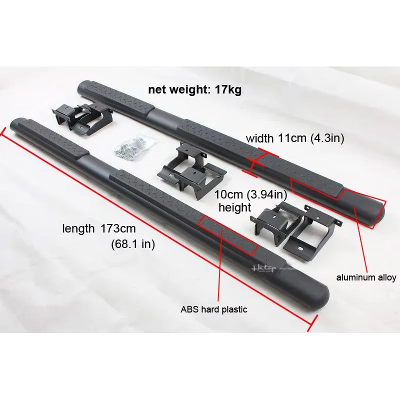 OE model running board side step bar pedal for Jeep Grand Cherokee 2011-2021, thicken bracket, guarantee quality, can load 300kg