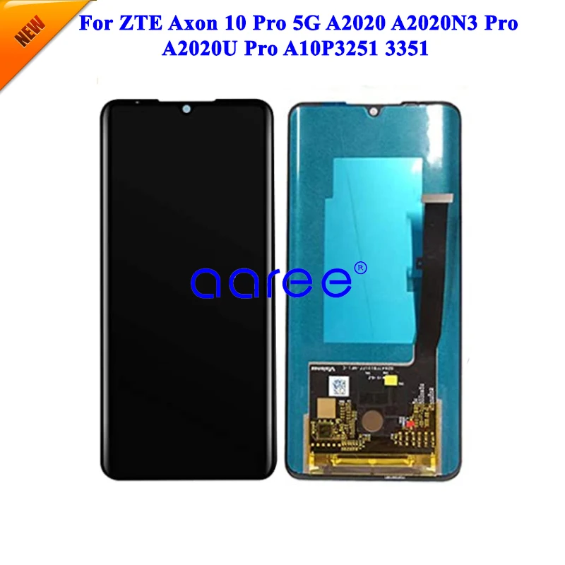 AMOLED  LCD Display For ZTE AXON 10 Pro LCD For ZTE Axon 11 A2021 Display LCD Screen Touch Digitizer Assembly