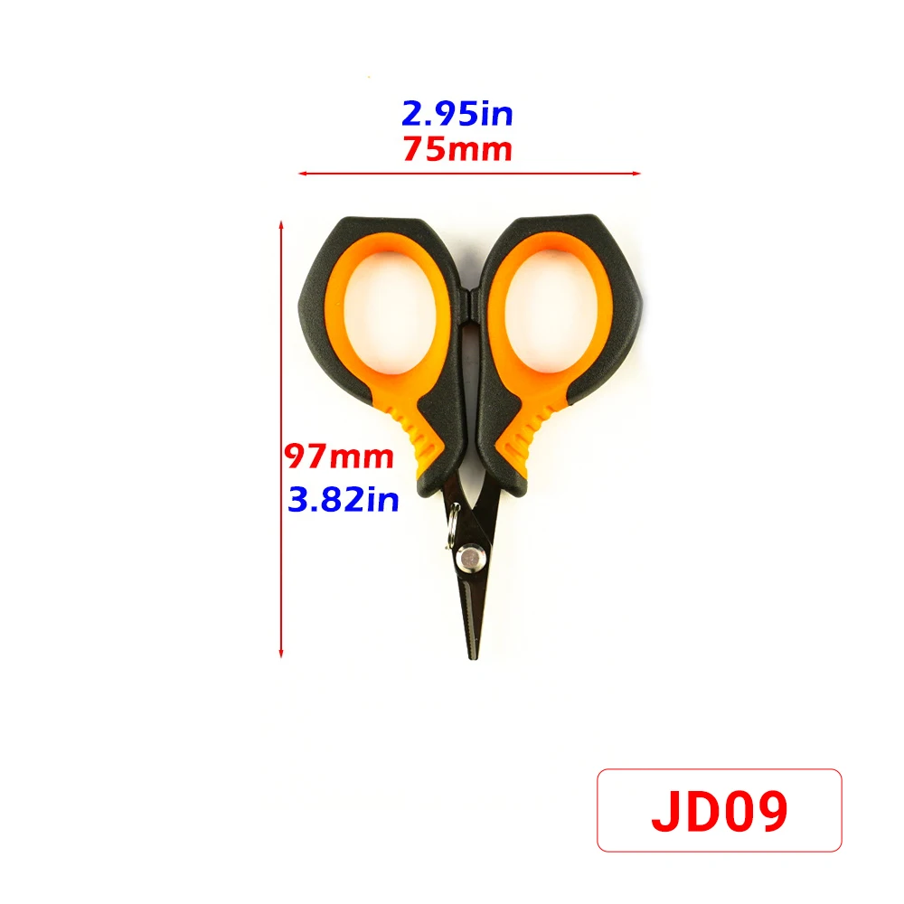 Hirisi Karpfen Angeln Schere Edelstahl Rost-Proof Schere Angelschnur Cutter für Braid/PE Linie Angeln Zangen Werkzeuge JD13