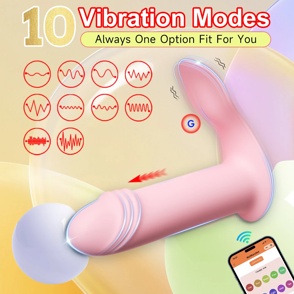 Wearable Vibrator 10 Vibrating Frequencies High Frequency Stimulation Massage Vagina G-spot Masturbation Orgasm Female Sex Toys