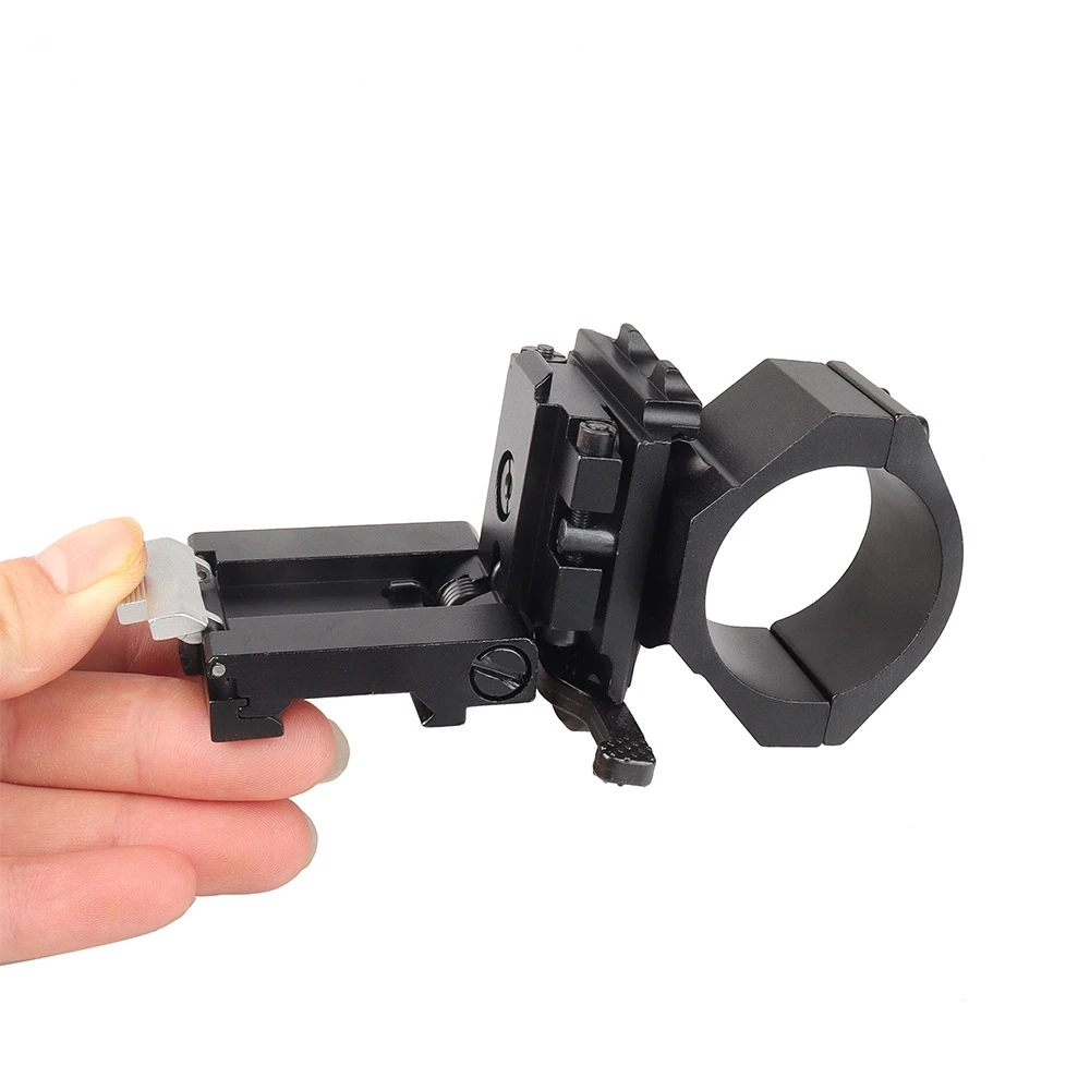 Tactical Rifle Scope FTS (Flip To Side) Mount Picatinny/Weaver Airsoft Ring Mount 34mm Fits 20mm Rail Hunting Wargame