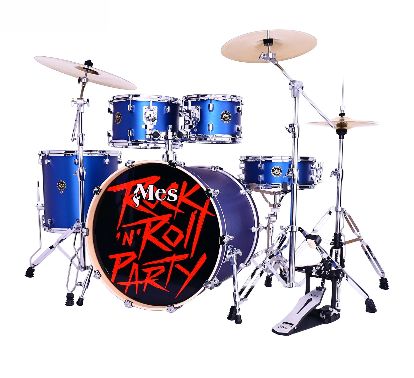 Mas Drum Set ME5255T New Party Enhanced Edition Adult Scholar Entry Jazz Drum Professional Performance