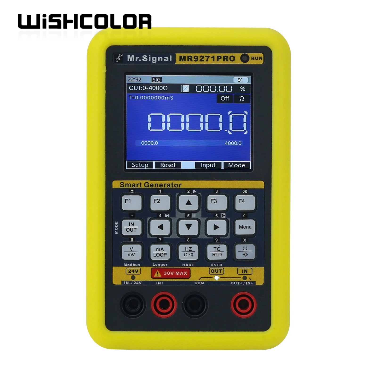 Wishcolor MR9271PRO Multifunctional Signal Generator 4-20mA HART Communicator Simplex/Duplex Mode for Modbus Debugging