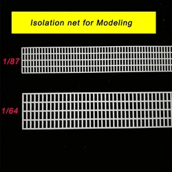 1/64 1/87 Miniature Isolation Net Model Architecture Building Kits Model Material Rectangular Grid Plate Universal Guardrail 1PC